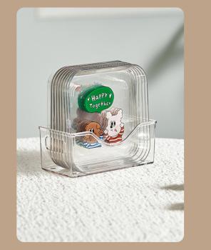 Großhandel B2B Klare Kinder Snack Schale, acht Stück + Boden